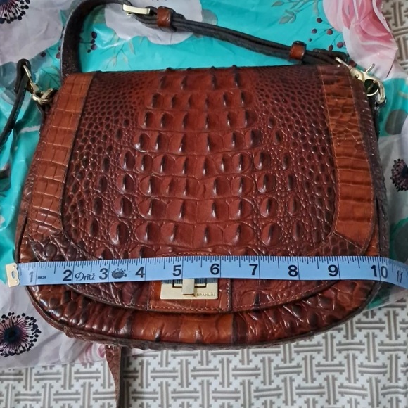 Brahmin Pecan Large Saddle Bag - Picture 11 of 11